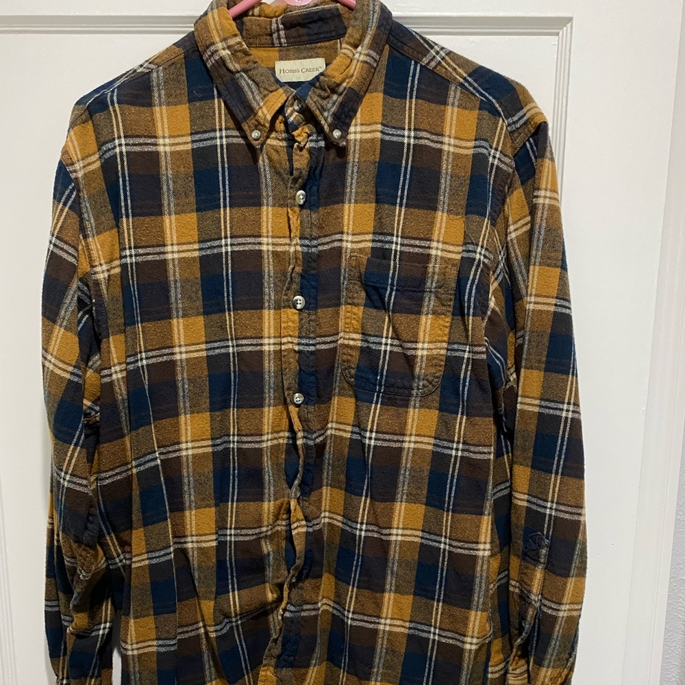 Hobbs Creek Gold Flannel Shirt